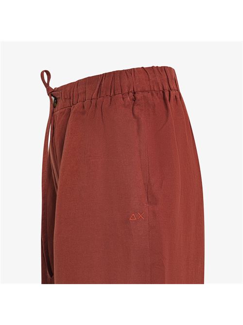 trousers wide leg linen SUN 68 | P3621071